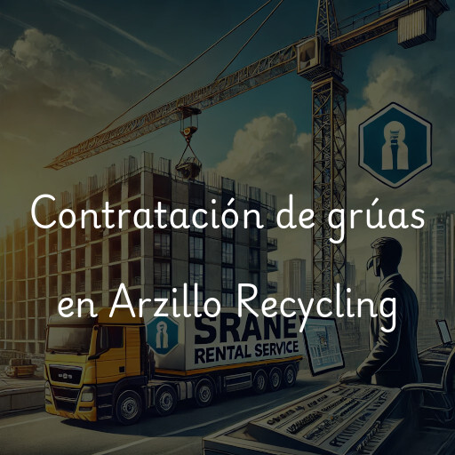 Contratación de grúas en Arzillo Recycling