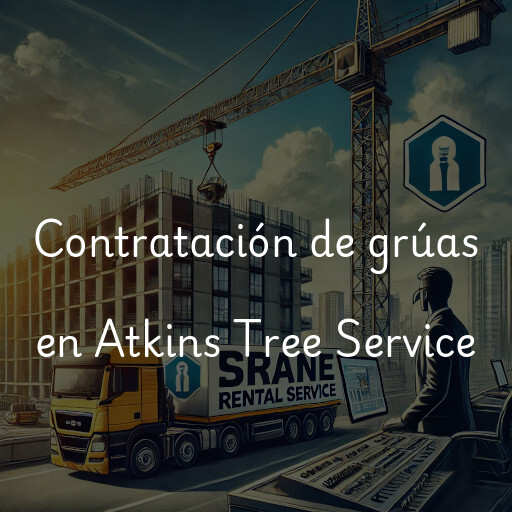 Contratación de grúas en Atkins Tree Service