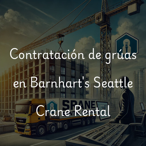 Contratación de grúas en Barnhart's Seattle Crane Rental