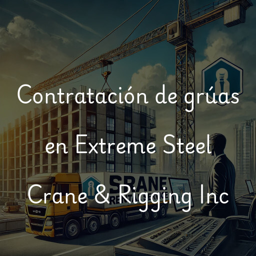 Contratación de grúas en Extreme Steel Crane & Rigging Inc