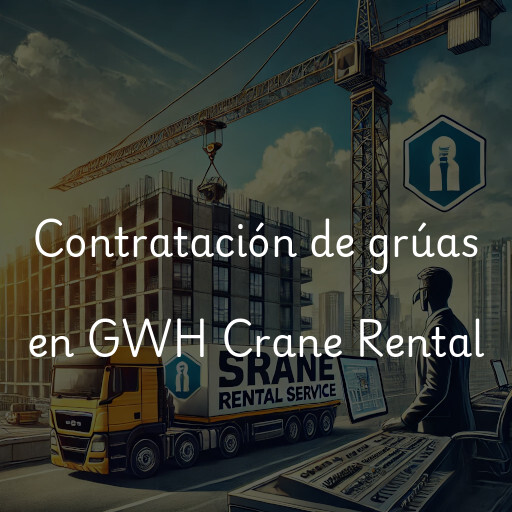 Contratación de grúas en GWH Crane Rental