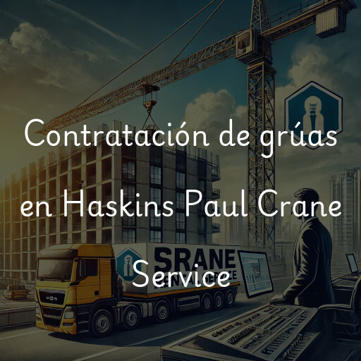 Contratación de grúas en Haskins Paul Crane Service