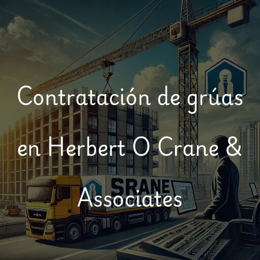 Contratación de grúas en Herbert O Crane & Associates