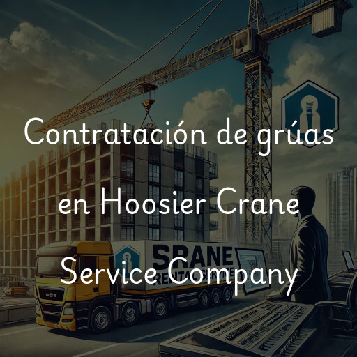 Contratación de grúas en Hoosier Crane Service Company