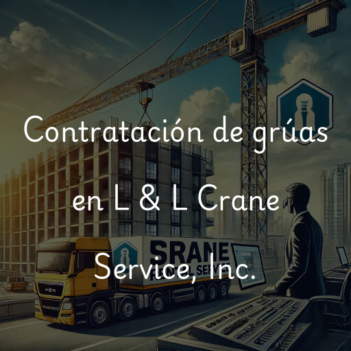Contratación de grúas en L & L Crane Service, Inc.