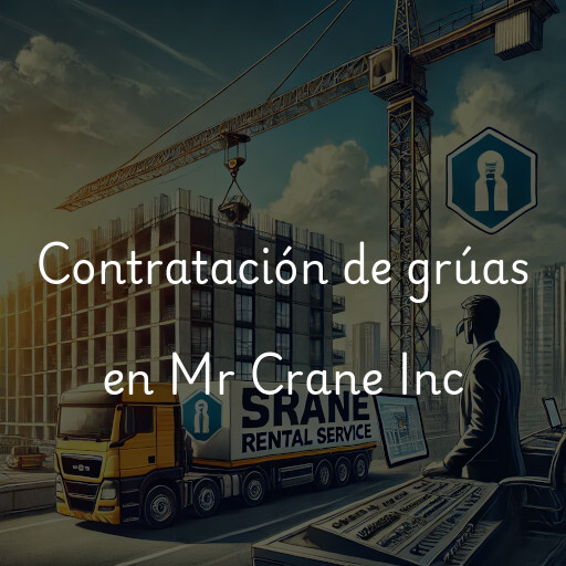 Contratación de grúas en Mr Crane Inc