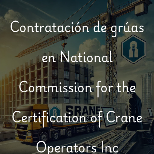 Contratación de grúas en National Commission for the Certification of Crane Operators Inc