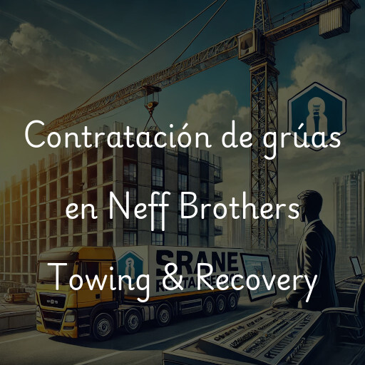 Contratación de grúas en Neff Brothers Towing & Recovery