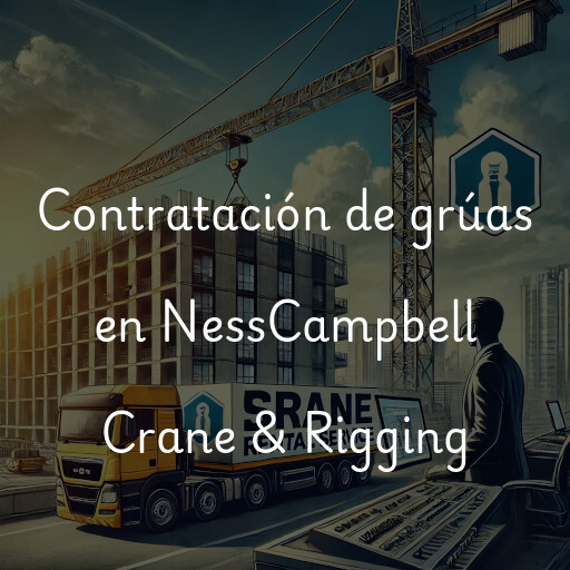 Contratación de grúas en NessCampbell Crane & Rigging
