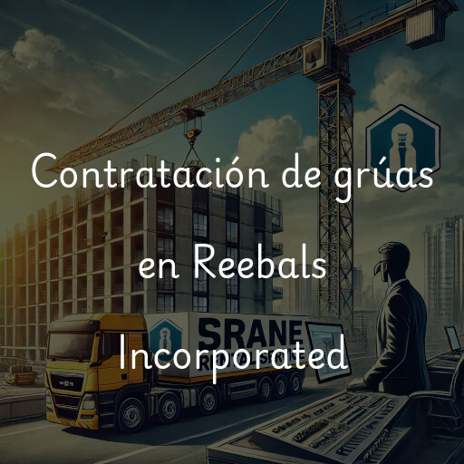 Contratación de grúas en Reebals Incorporated