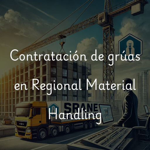 Contratación de grúas en Regional Material Handling