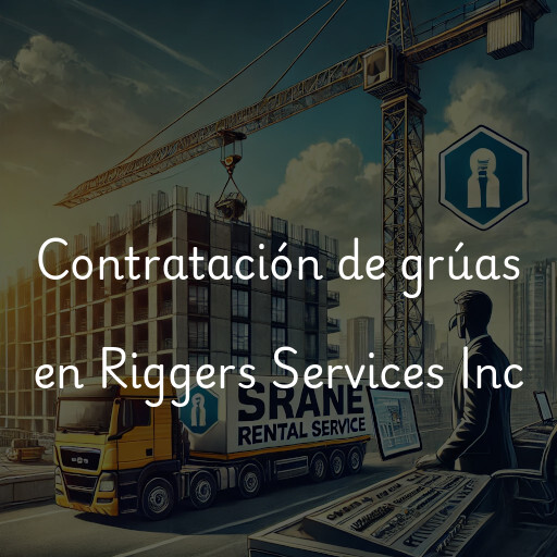 Contratación de grúas en Riggers Services Inc