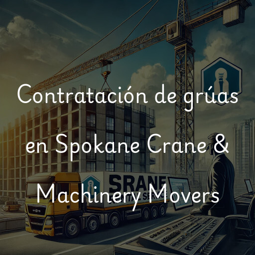 Contratación de grúas en Spokane Crane & Machinery Movers