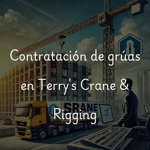 Contratación de grúas en Terry's Crane & Rigging