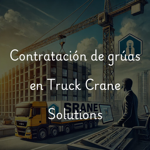 Contratación de grúas en Truck Crane Solutions
