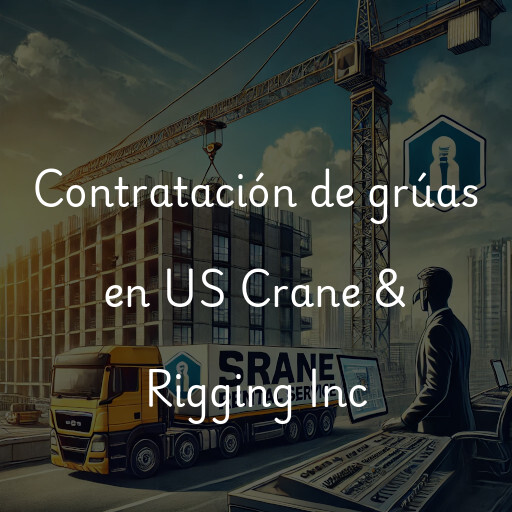 Contratación de grúas en US Crane & Rigging Inc