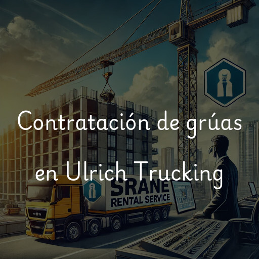 Contratación de grúas en Ulrich Trucking