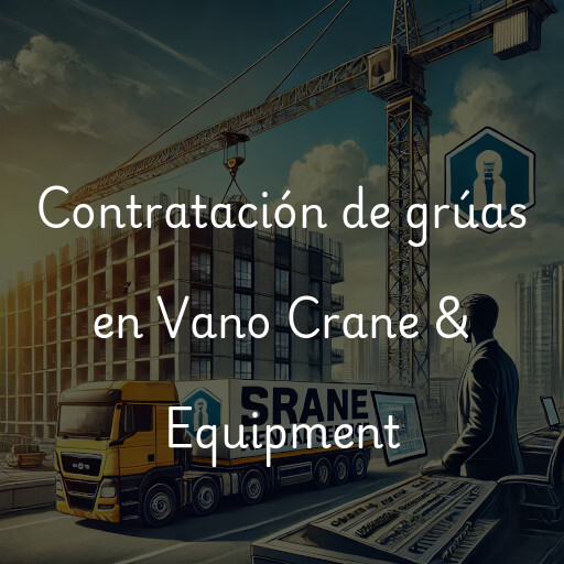 Contratación de grúas en Vano Crane & Equipment