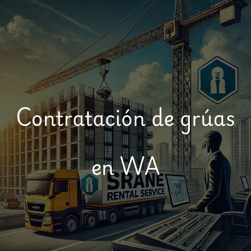 Contratación de grúas en WA