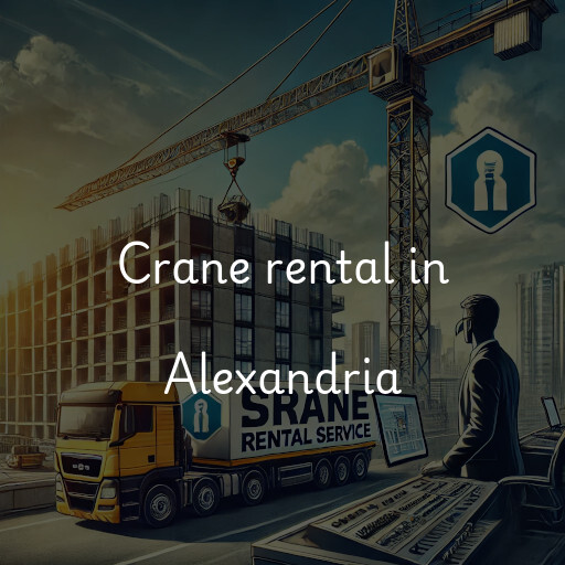 Crane rental in Alexandria