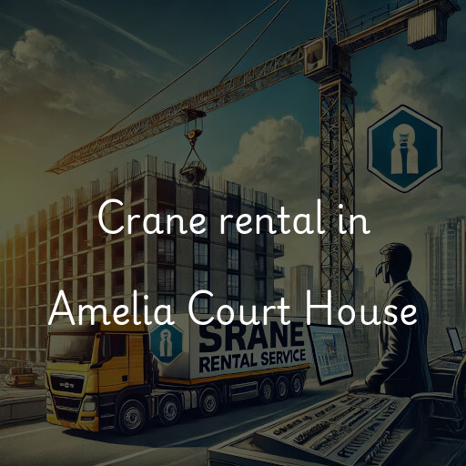 Crane rental in Amelia Court House