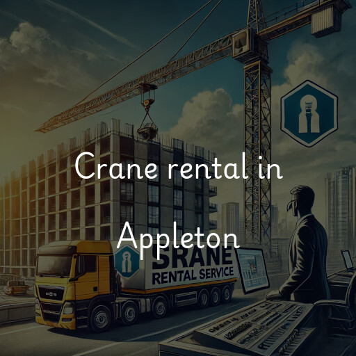 Crane rental in Appleton