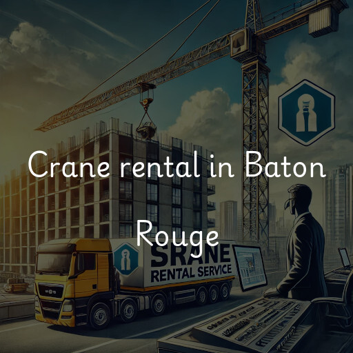 Crane rental in Baton Rouge