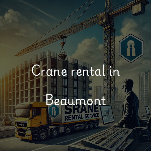 Crane rental in Beaumont