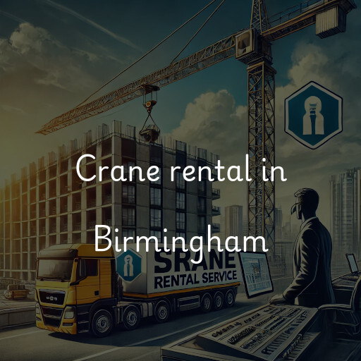 Crane rental in Birmingham