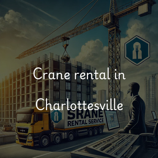 Crane rental in Charlottesville