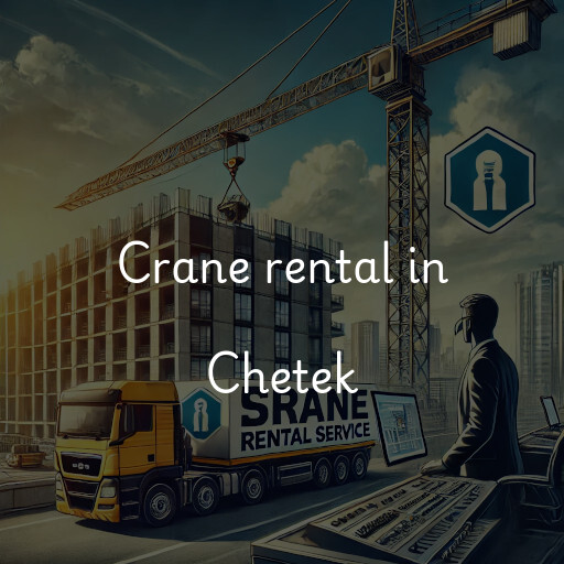 Crane rental in Chetek