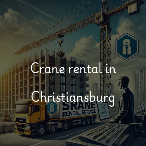 Crane rental in Christiansburg