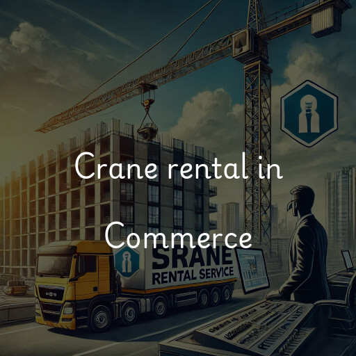 Crane rental in Commerce