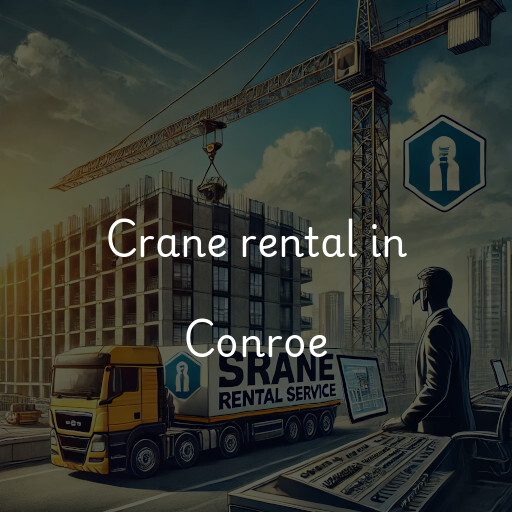 Crane rental in Conroe