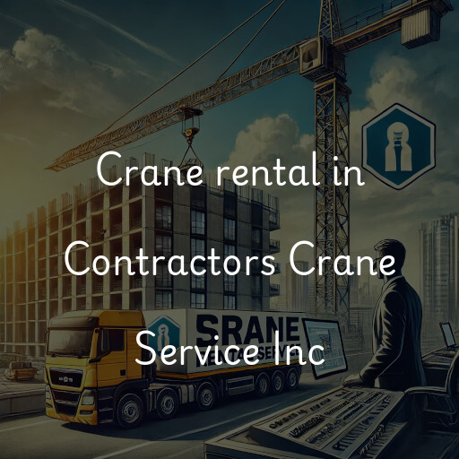 Crane rental in Contractors Crane Service Inc