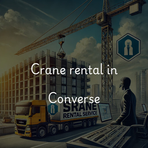 Crane rental in Converse