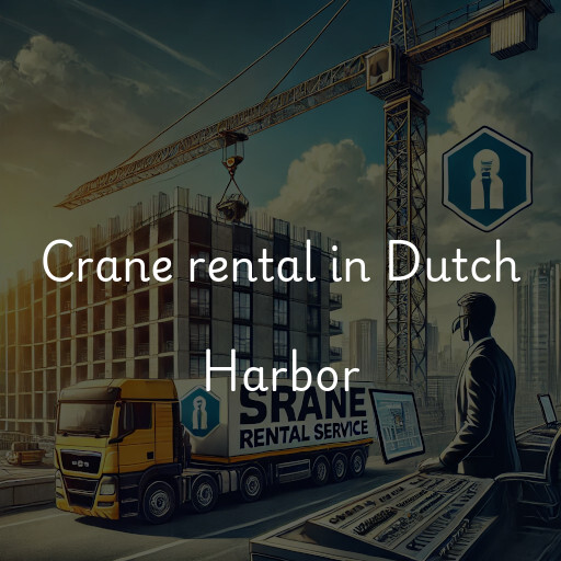 Crane rental in Dutch Harbor
