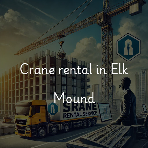 Crane rental in Elk Mound