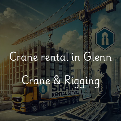 Crane rental in Glenn Crane & Rigging
