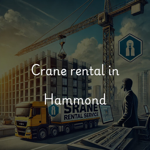 Crane rental in Hammond