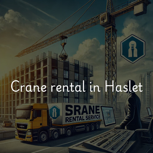 Crane rental in Haslet
