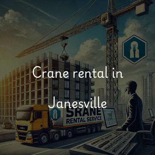 Crane rental in Janesville