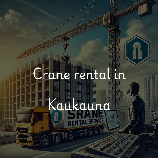 Crane rental in Kaukauna