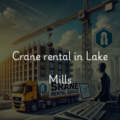 Crane rental in Lake Mills