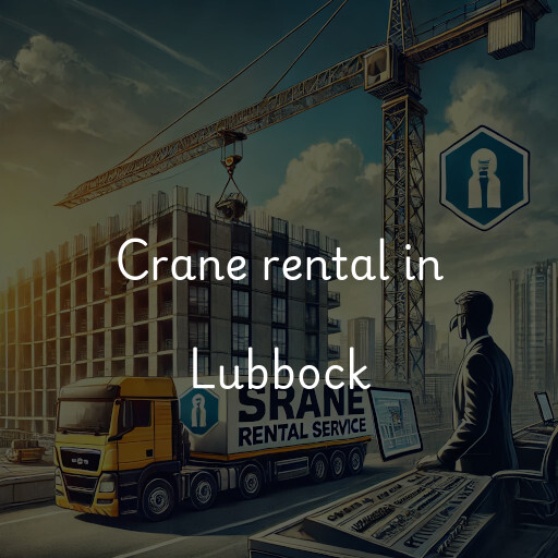 Crane rental in Lubbock