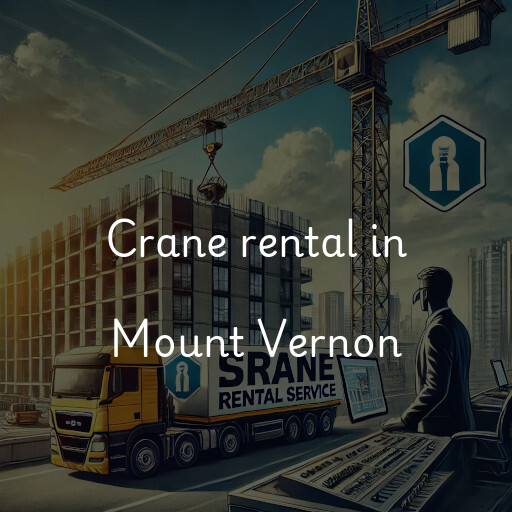 Crane rental in Mount Vernon