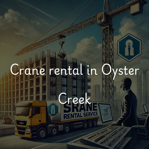 Crane rental in Oyster Creek