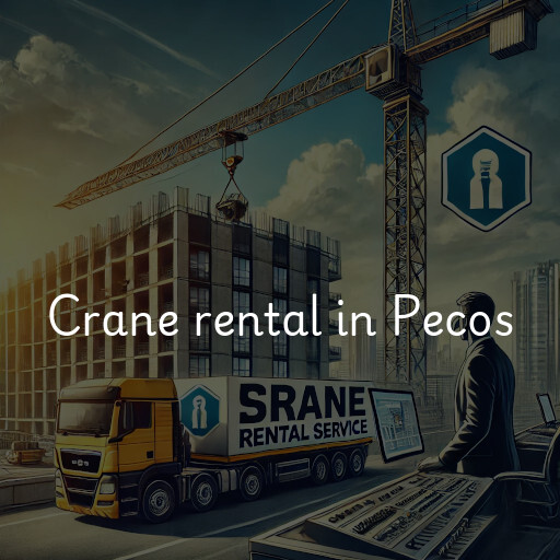 Crane rental in Pecos
