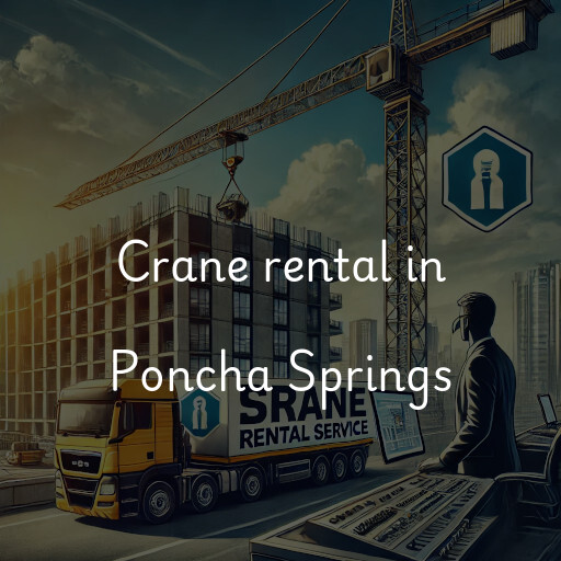 Crane rental in Poncha Springs