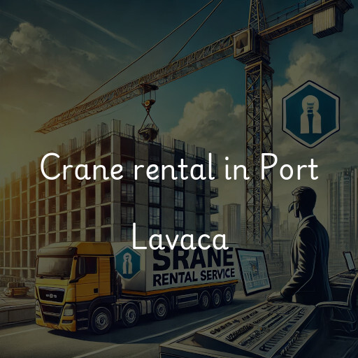 Crane rental in Port Lavaca